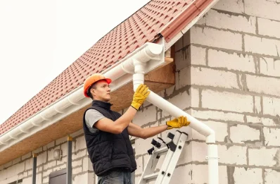 Pose et remplacement de gouttières à Wittelsheim